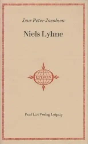 Buch: Niels Lyhne, Jacobsen, Jens Peter. Epikon - Romane der Weltliteratur, 1969