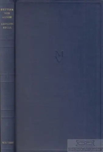 Buch: Lebensspiel, Arnim, Bettina von. 1953, Manesse Verlag, gebraucht, gut