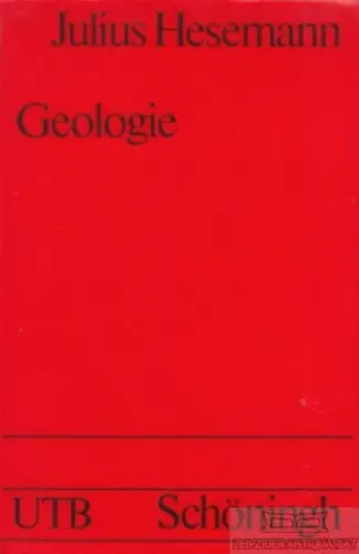 Buch: Geologie, Hesemann, Julius. Uni-Taschenbücher, 1978, Schöningh Verlag