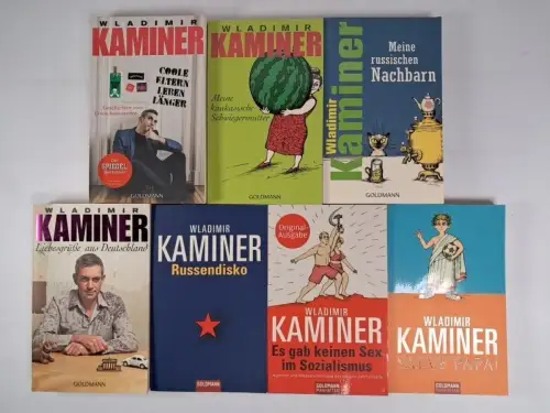 7 Bücher Wladimir Kaminer: Russendisko, Nachbarn, Schwiegermutter, Eltern ...