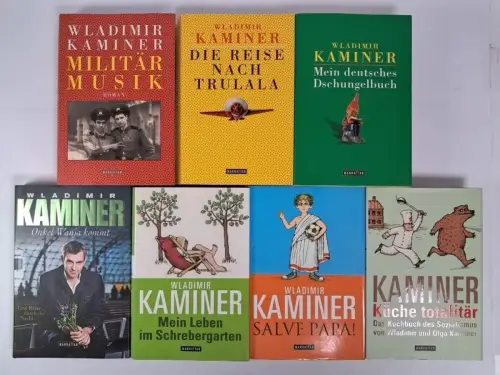 7 Bücher Wladimir Kaminer: Küche totalitär; Salve Papa!; Militärmusik; Onkel ...