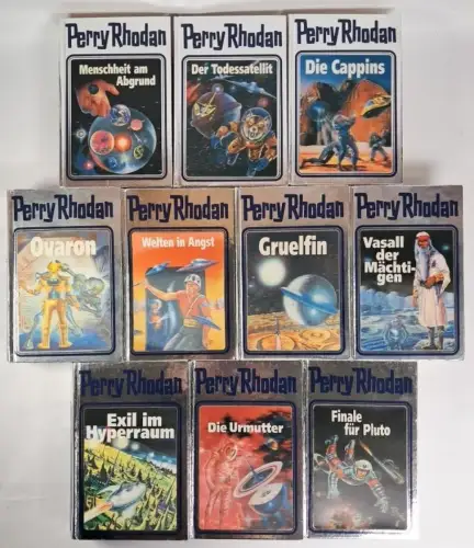 10 Bücher Perry Rhodan 45-54 (silber): 7. Zyklus: Die Cappins, Pabel-Moewig
