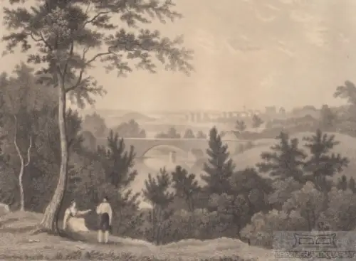 Carlscrona. aus Meyers Universum, Stahlstich. Kunstgrafik, 1850, gebraucht, gut