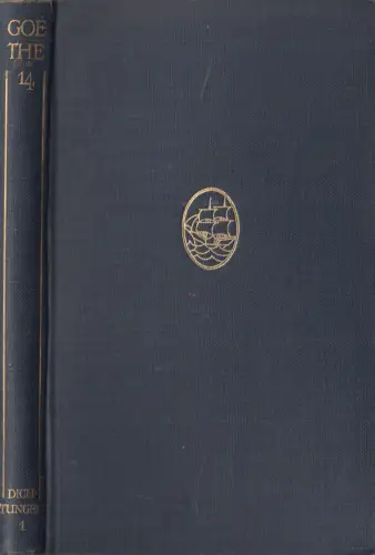 Buch: Goethe - Lyrische und epische Dichtungen Band I, 1920, Insel Verlag