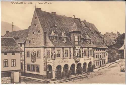AK Goslar a. Harz. Kaiser-Worth, ca. 1910, Louis Glaser, Postkarte, ungelaufen
