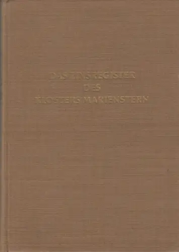 Buch: Das Zinsregister des Klosters Marienstern, Haupt, Walther, 1957, Domowina