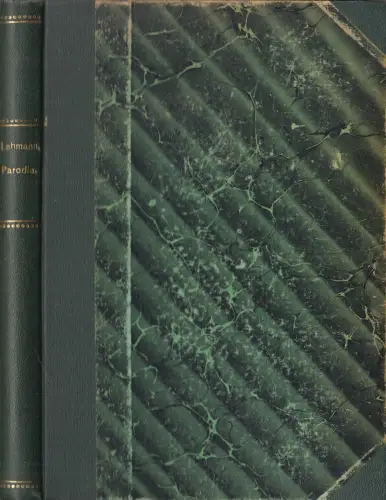 Buch: Die Parodie im Mittelalter, Paul Lehmann, 1922, Drei Masken Verlag