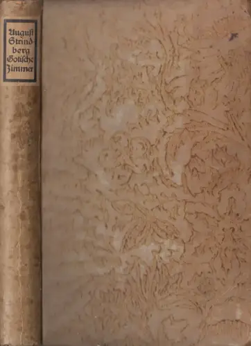 Buch: Die gotischen Zimmer, August Strindberg,1919, Georg Müller Verlag