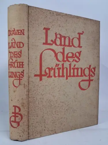 Buch: Land des Frühlings, B. Traven, 1928, Büchergilde Gutenberg, gebraucht, gut