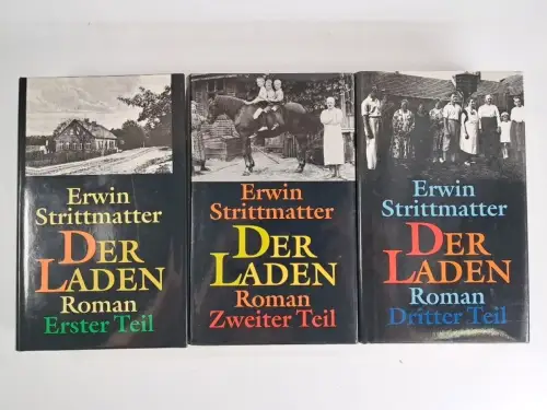 Buch: Der Laden Teil 1-3, Romantrilogie, Erwin Strittmatter, Bertelsmann