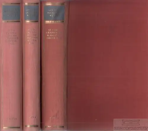 Buch: Goethes poetische Werke. Vollständige Ausgabe. Achter, neunter... Goethe