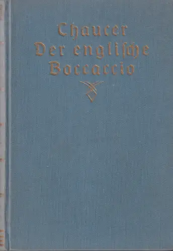 Buch: Der Englische Boccaccio, Offenburg, Kurt, 1925, Sibyllen-Verlag, sehr gut