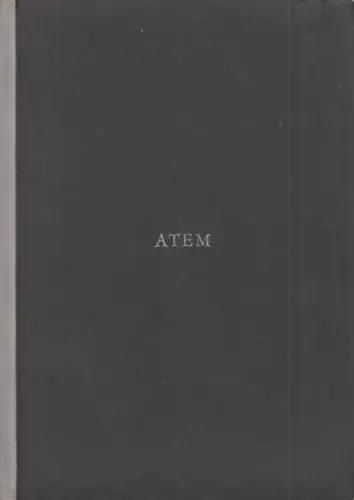 Buch: Atem. Bonsack, Wilfried M., ca. 1988, Privatdruck