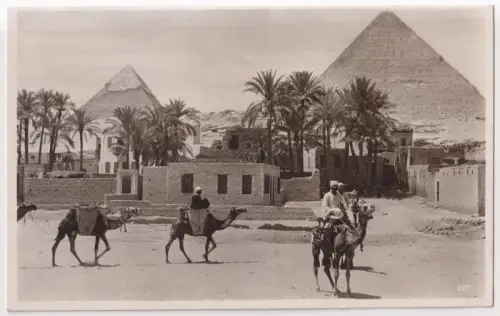 AK Le Caire - Cairo - Gizeh, Fotopostkarte, gelaufen, Ägypten, Postkarte