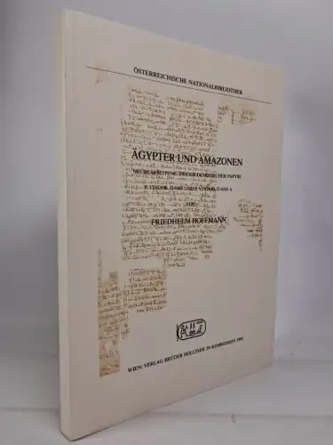 Buch: Ägypter und Amazonen, Friedhelm Hoffmann, 1995, Brüder Hollinek Verlag