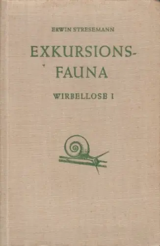 Buch: Exkursionsfauna, Stresemann, Erwin. 1957, Volk und Wissen Verlag