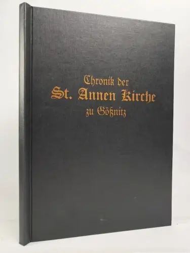 Buch: Chronik der St. Annen Kirche zu Gößnitz, Claudia Krys, 2013, Hofmann Vlg.