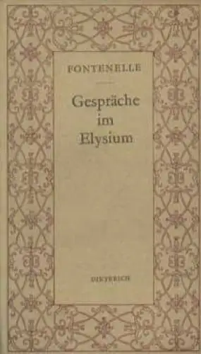 Sammlung Dieterich 41, Gespräche im Elysium, Fontenelle, Bernhard de
