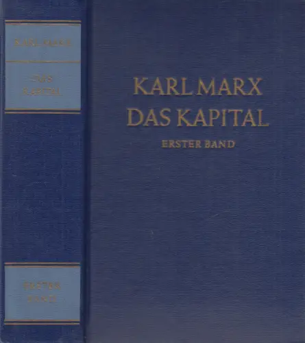 Buch: Das Kapital. Erster Band, Karl Marx. 1973, Dietz Verlag, gebraucht, gut