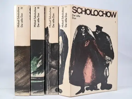 Buch: Der stille Don 1.-4. Buch, Scholochow, Michail. 4 Bände, 1966, gebraucht