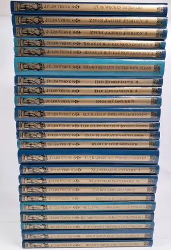 23 Bände Jules Verne - Weltbild Sammler Editionen, gebraucht, gut, illustriert
