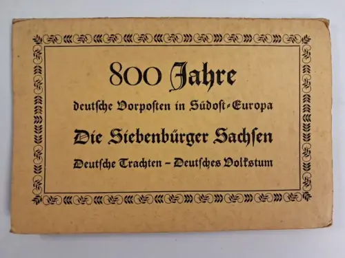 AK Lot: Die Siebenbürger Sachsen, 10 Postkarten, Deutsche Trachten, G. Fleischer