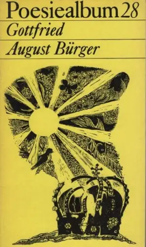 Buch: Poesiealbum 28, Bürger, Gottfried August. Poesiealbum, 1970