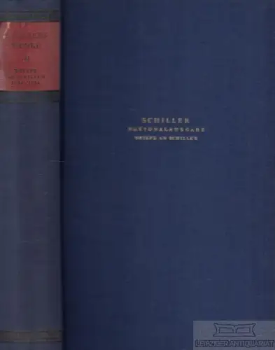 Buch: Schillers Werke. Nationalausgabe. Fünfunddreißigster Band, Schulz. 1964
