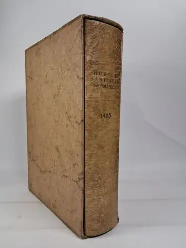 Buch: Hortus Sanitatis Germanice 1485, Johann Wonnecke von Cube, Reprint, 1966