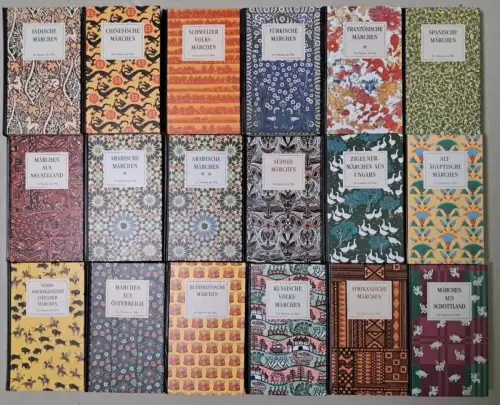 18 Bücher Die Märchen der Weltliteratur: Indien, Schottland, Afrika, Neuseeland