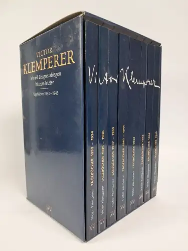 Buch: Victor Klemperer - Ich will Zeugnis ablegen bis zum letzten, 8 Bände, 1999