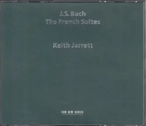 Doppel-CD: Keith Jarrett, Bach - The French Suites, 1993, ECM Records, Klassik