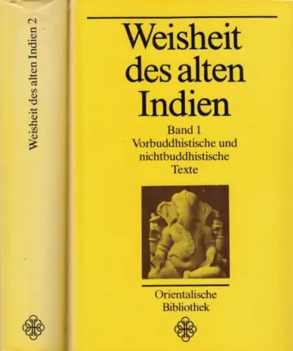 Buch: Weisheit des alten Indien, Mehlig, Johannes. 2 Bände, 1987, gebraucht, gut