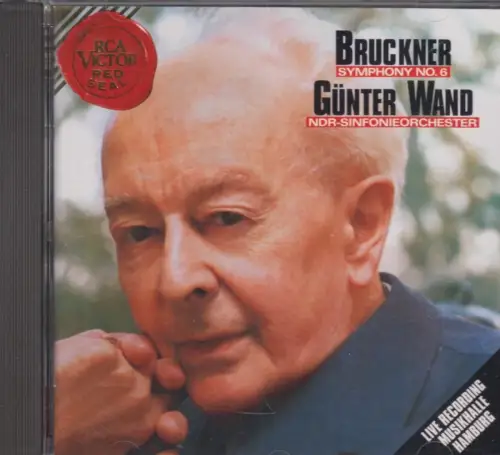 CD: Bruckner, Symphony No. 6, 1996, Günter Wand, Rca Red Seal, Klassik, Musik