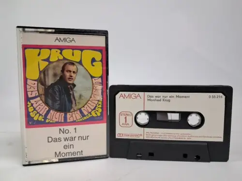 MC: Manfred Krug - Krug No. 1 - Das war nur ein Moment, DDR, Amiga - 055 216