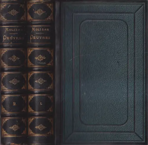 Buch: Oeuvres Tome 1 + 2, Moliere, 1873, Firmin-Didot, Französisch / en francais