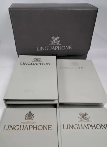 Koffer mit 9 MCs + 2 Büchern + 1 Anleitung: Linguaphone Italienisch-Kurs, 1989