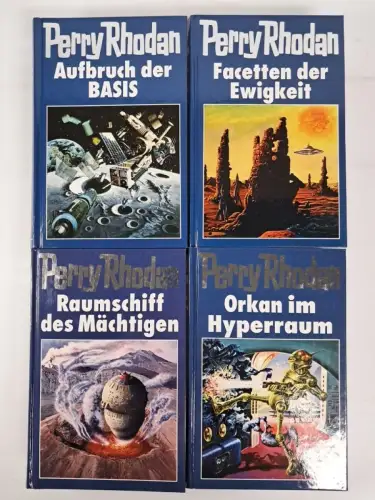4 Bücher Perry Rhodan 118-121 (blau): 14. Zyklus: PAN-THAU-RA, Bertelsmann