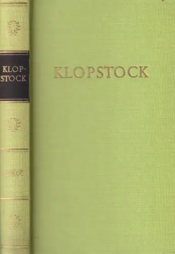 Buch: Friedrich Gottlieb Klopstocks Werke in einem Band, BDK, 1984, Aufbau Vlg.