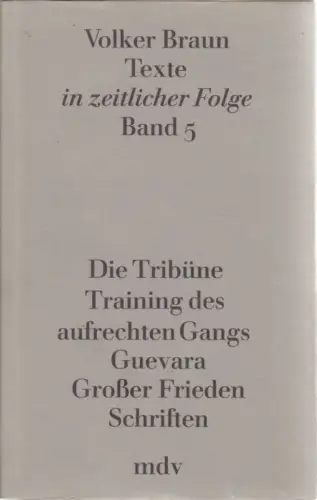 Buch: Texte in zeitlicher Folge Band 3, Braun, Volker. 1990, gebraucht, gut