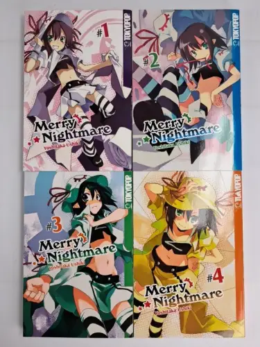Manga: Merry Nightmare 1-4, Yoshitaka Ushiki, Tokyopop, 4 Bände, wie neu!