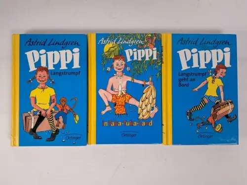 Buch: Pippi Langstrumpf. Astrid Lindgren, Gesamtausgabe im Schuber, 3 Bände