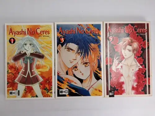 Manga: Ayashi No Ceres 1, 3, 5, Yuu Watase, Egmont Manga, 3 Bände, gebraucht gut