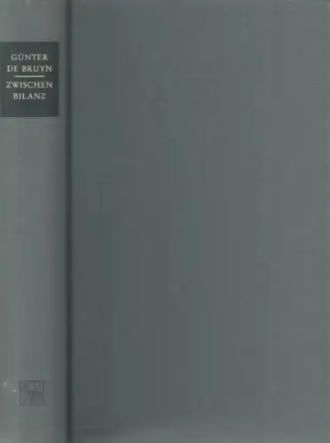 Buch: Zwischenbilanz, Bruyn, Günter de. 1992, S. Fischer Verlag