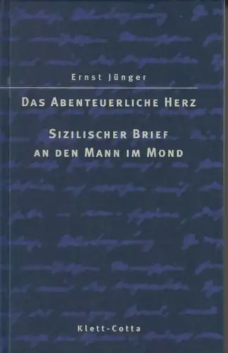 Buch: Das abenteuerliche Herz. Figuren und Capriccios / Sizilianischer... Jünger