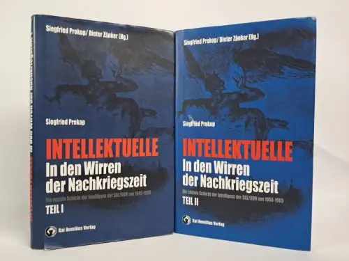 Buch: Intellektuelle in den Wirren der Nachkriegszeit 1+2, Prokop, signiert