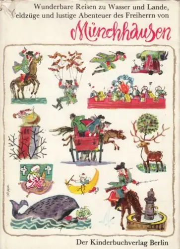 Buch: Wunderbare Reisen ... des Freihern von Münchhausen. Bürger, G. A., 1979