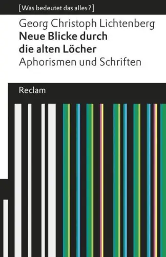 Buch: Neue Blicke durch die alten Löcher, Lichtenberg, Georg Christoph, 2014