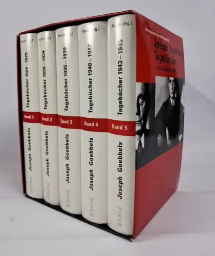 Buch: Joseph Goebbels - Tagebücher in 5 Bänden, 2000, Piper, gebraucht gut
