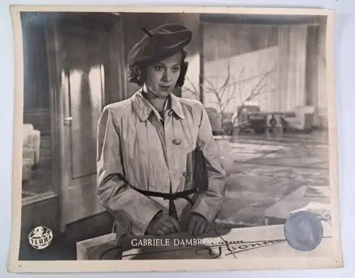 Fotografie: Gabriele Dambrone. Portrait Christl Mardayn, Terra Film, Schwarzweiß